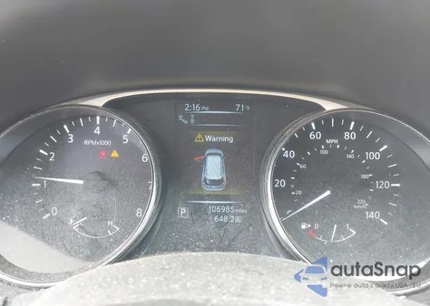 2016 Nissan Rogue Sl z USA, uszkodzony, nr VIN 5N1AT2MT8GC752190